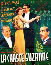 Francuski plakat filma La chaste Suzanne