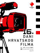Plakat 16. dana hrvatskog filma